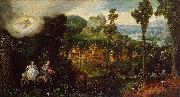 Herri met de Bles Landscape with the Flight into Egypt Spain oil painting artist